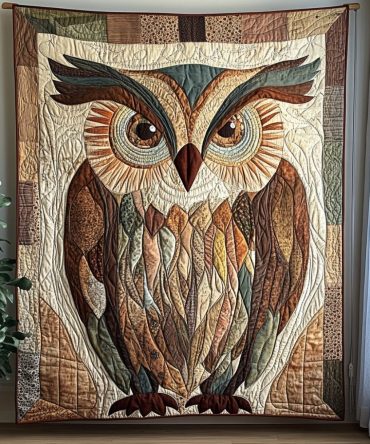 Forest Guardian Quilted Blanket