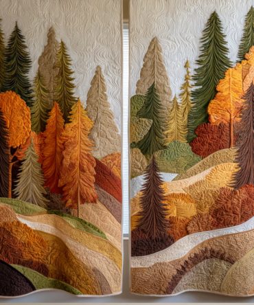 Forest Haven Quilted Curtains
