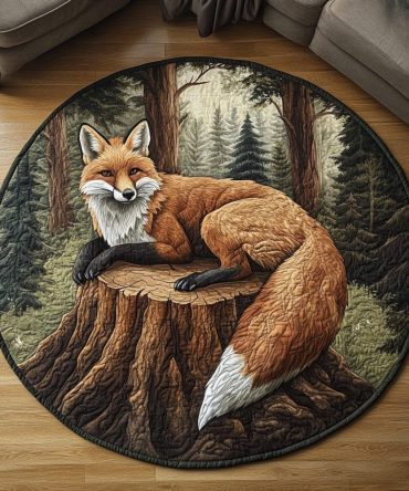 Fox Haven Quilted Round Mat