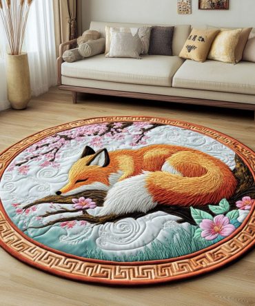 Foxfire Spirit Quilted Round Mat