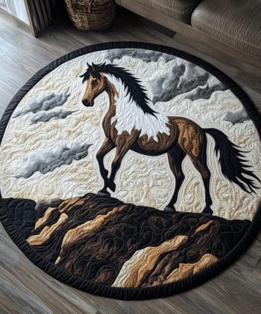 Free Run Quilted Round Mat