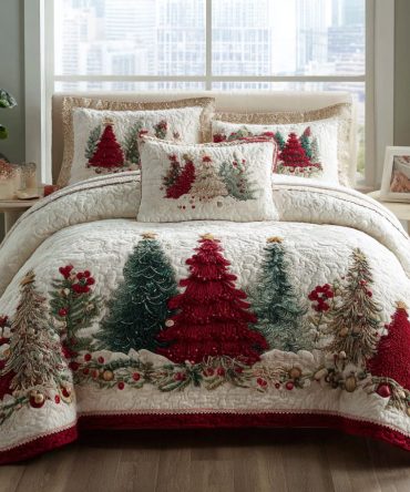 Frosted Wonder 3-Piece Quilted Bedding Set