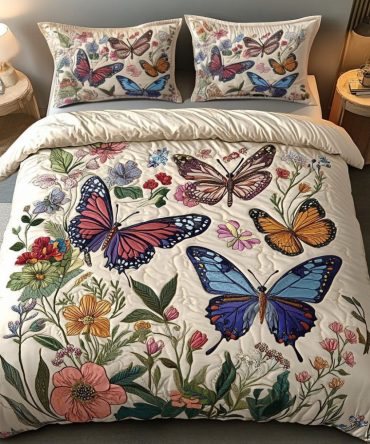 Garden Grace 3-Piece Quilted Bedding Set