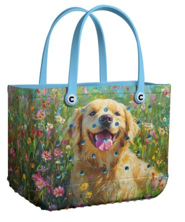 Bucket Tote Bag, Limited Edition Bogg Bag, Beach Bag Garden Of Joy