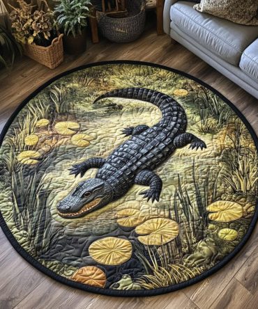 Gator Trails Quilted Round Mat