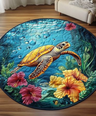 Gentle Glide Quilted Round Mat