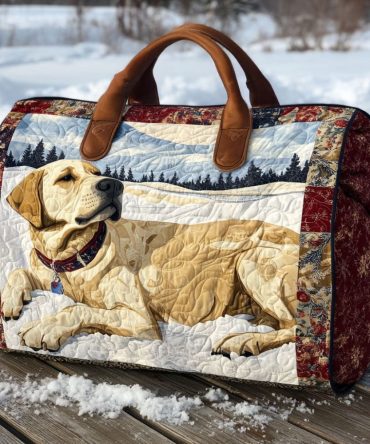 Gentle Retrievers Quilted Duffle Bag