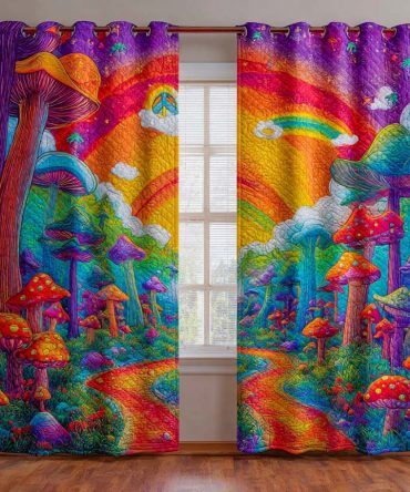 Groovy Spirit Quilted Curtains