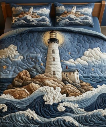 Harbor Light 3-Piece Quilted Bedding Set