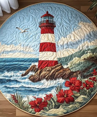 Harbor Light Quilted Round Mat