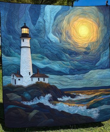 Harbor Of Hope Quilted Blanket