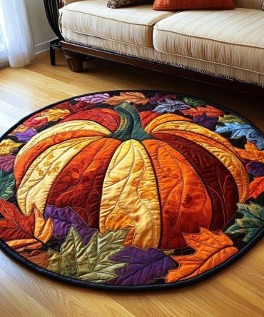Harvest Charm Quilted Round Mat