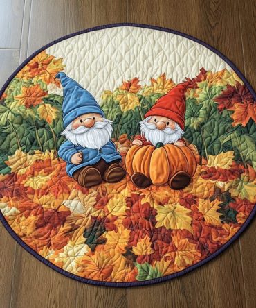 Harvest Harmony Quilted Round Mat
