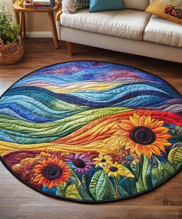 Harvest Home Quilted Round Mat