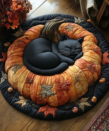 Harvest Nap Quilted Round Mat