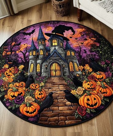 Haunted Dreams Quilted Round Mat