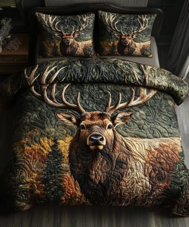 Haven Of The Herd 3-Piece Quilted Bedding Set