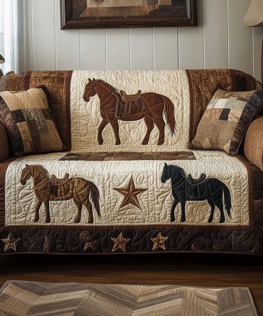 Heartland Rodeo Quilted Sofa Cover