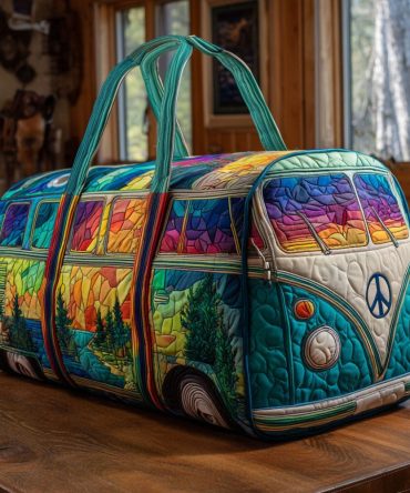 Heritage Journey Quilted Duffle Bag - Stylish Travel Companion for Adventurers