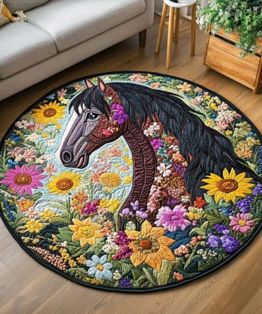 Heritage Stride Quilted Round Mat
