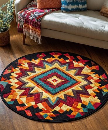 Heritage Threads Quilted Round Mat