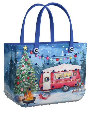 Bucket Tote Bag, Limited Edition Bogg Bag, Beach Bag Holiday Camper