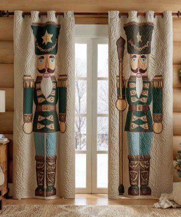 Holiday Guard Quilted Curtains