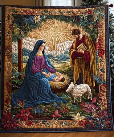 Holy Infant Quilted Blanket