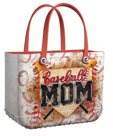 Bucket Tote Bag, Limited Edition Bogg Bag, Beach Bag Home Plate Mom