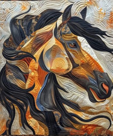 Horse Dreams Quilted Blanket