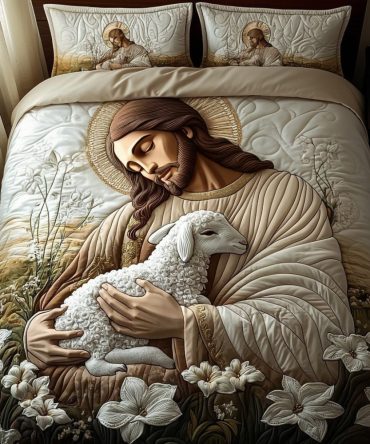 In His Arms 3-Piece Quilted Bedding Set