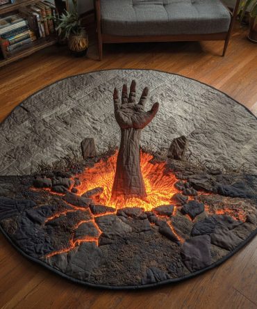 Inferno Grip Quilted Round Mat