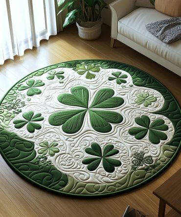 Irish Whisper Quilted Round Mat