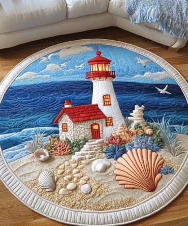 Island Guardian Quilted Round Mat