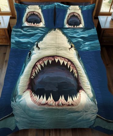 Jaws 3-Piece Quilted Bedding Set