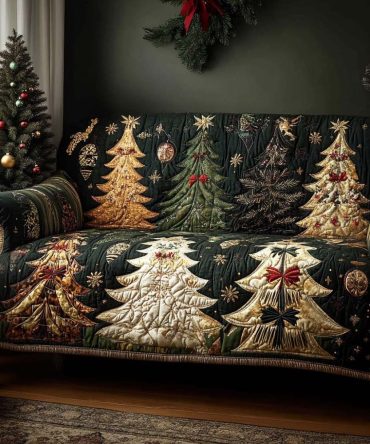 Joyful Heart Quilted Sofa Cover