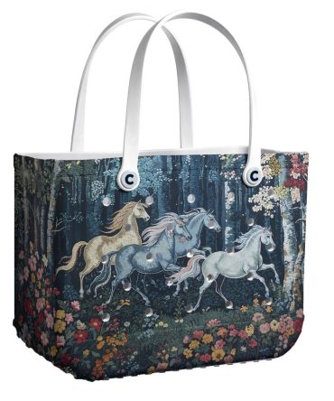 Enchanting Unicorn Tote Bag – Mystical Forest Design, Perfect For Everyday Use