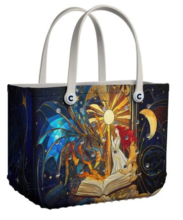 Bucket Tote Bag, Limited Edition Bogg Bag, Beach Bag Legendary Flame