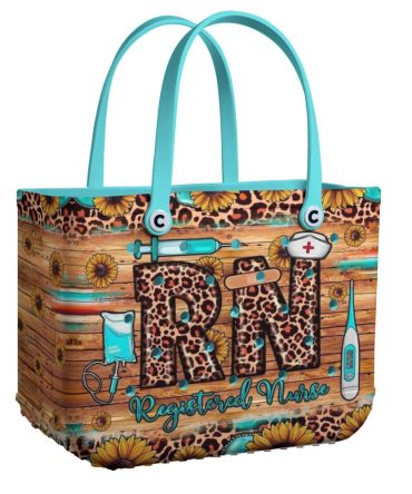 Bucket Tote Bag, Limited Edition Bogg Bag, Beach Bag Leopard Rn