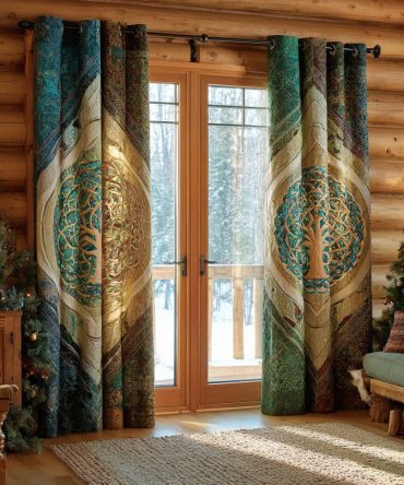 Life Bloom Quilted Curtains