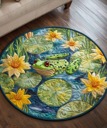 Lily Lounge Quilted Round Mat