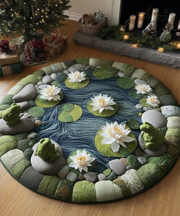 Lilykiss Hideaway Quilted Round Mat