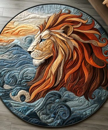 Lionheart Legacy Quilted Round Mat