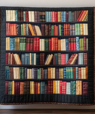 Literary Haven Quilted Blanket