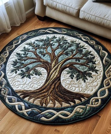 Lush Life Quilted Round Mat