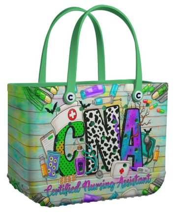 Colorful Cna Tote Bag – Perfect Gift For Certified Nursing Assistants!