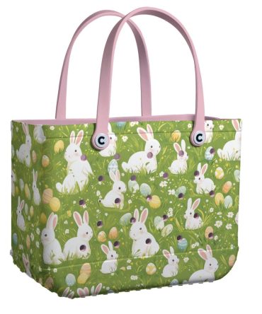 Bucket Tote Bag, Limited Edition Bogg Bag, Beach Bag Egg-Citing Spring