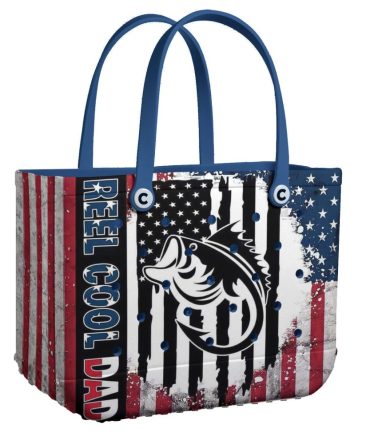 Bucket Tote Bag, Limited Edition Bogg Bag, Beach Bag Freedom Fisher