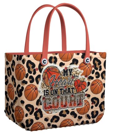 Bucket Tote Bag, Limited Edition Bogg Bag, Beach Bag Ballin' Wild