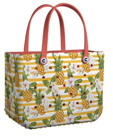 Bucket Tote Bag, Limited Edition Bogg Bag, Beach Bag Tropicool